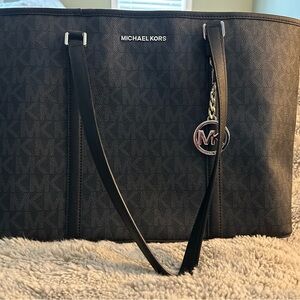 Michael Kors Signature Black Tote